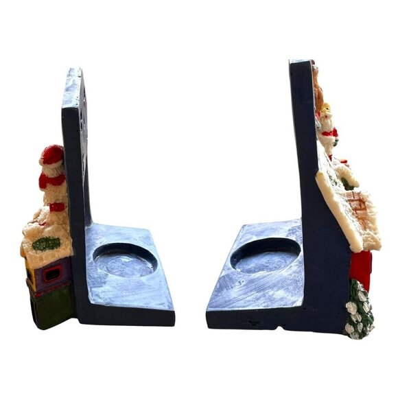 VTG Gift Collection Candle Holder New Christmas Rudolph Reindeer Santa C… - Picture 7 of 11